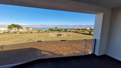 New building, first floor, panoramic view of the sea and Velebit.