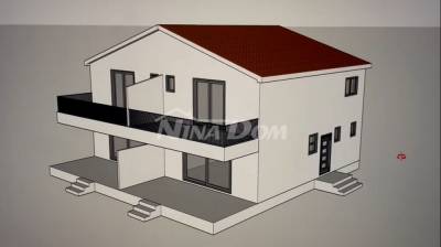 House under construction, 100 meters from the sea.