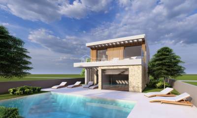 Detached house with pool - sea view - UNDER CONSTRUCTION