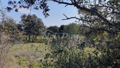 Built-up part of the construction zone