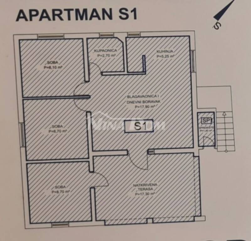 Apartman, prizemlje 270 met. do mora - 12