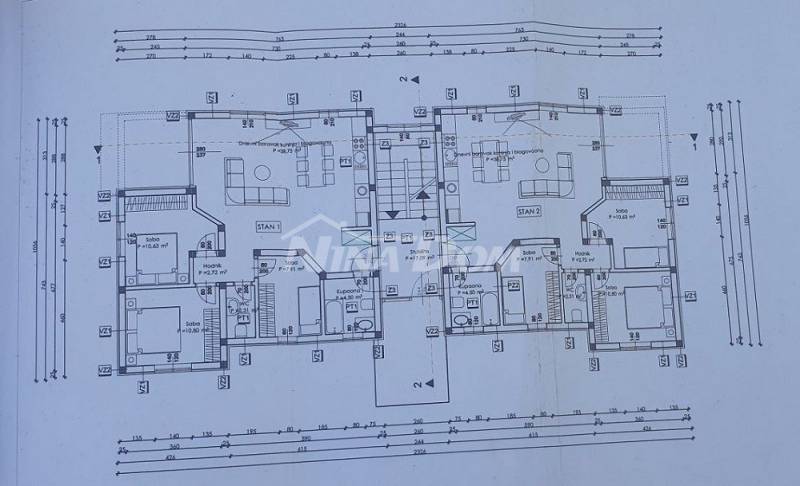 Apartmán s tromi spálňami, prízemie S2 - 15