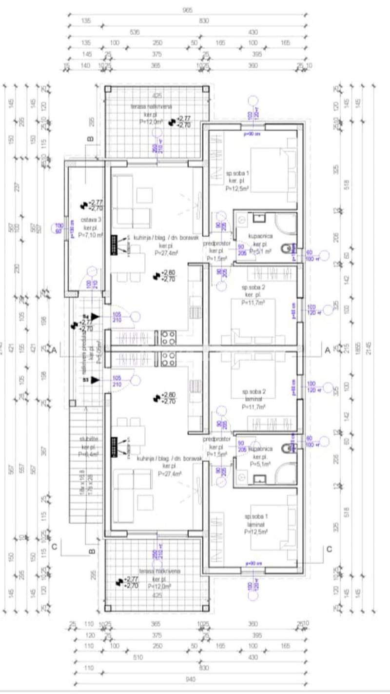 Apartmán na prvom poschodí, centrum ostrova Vir (voda a kanalizácia) - 8