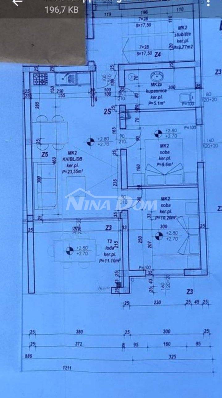 Namješten apartman 1 kat u mirnom dijelu naselja. - 14