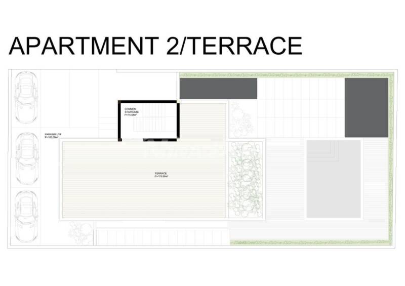 Byt, jižní strana, první patro, střešní terasa 123 m2, výhled na moře - 5