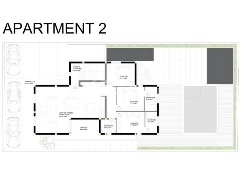 Apartman,Južna strana, prvi kat, krovna terasa 123 m2, pogled na more - 4