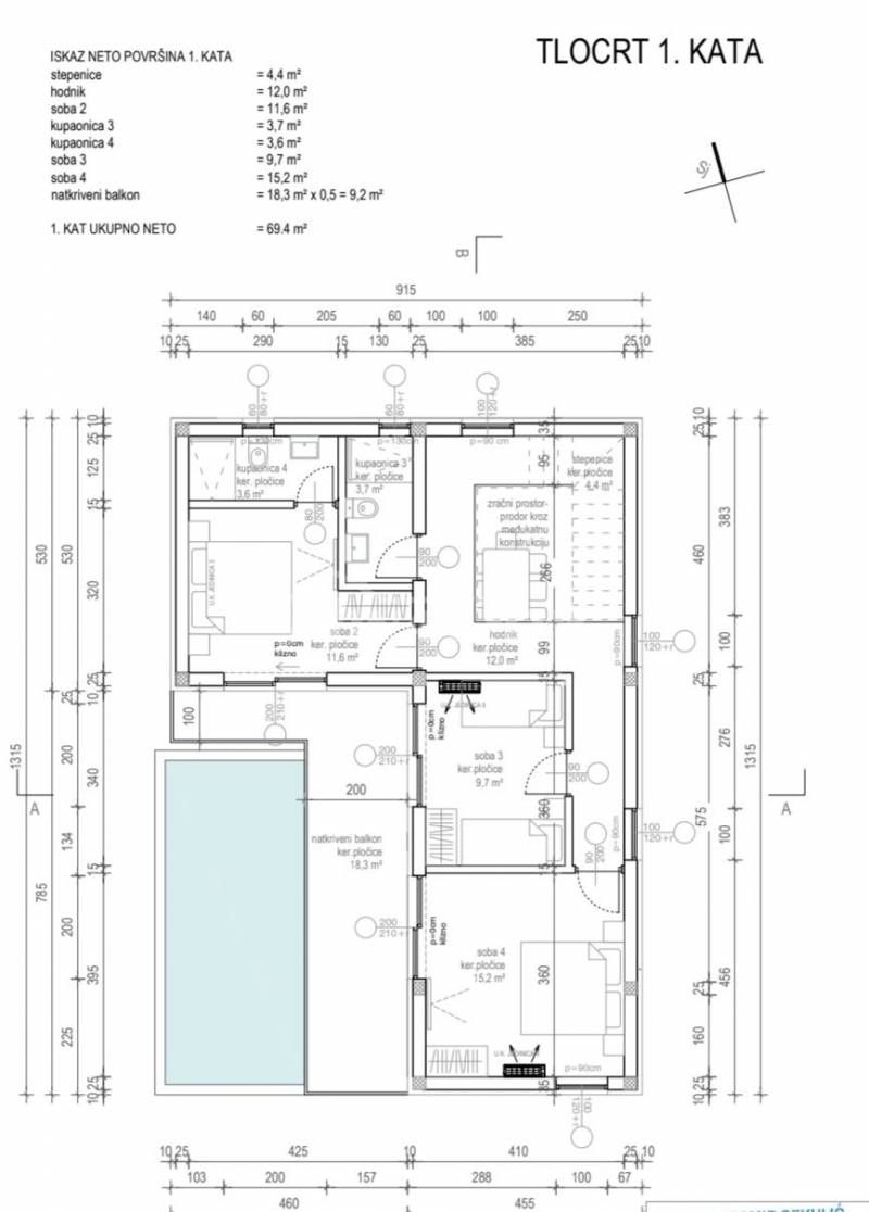 Novogradnja Nekretnina s bazenom - 5