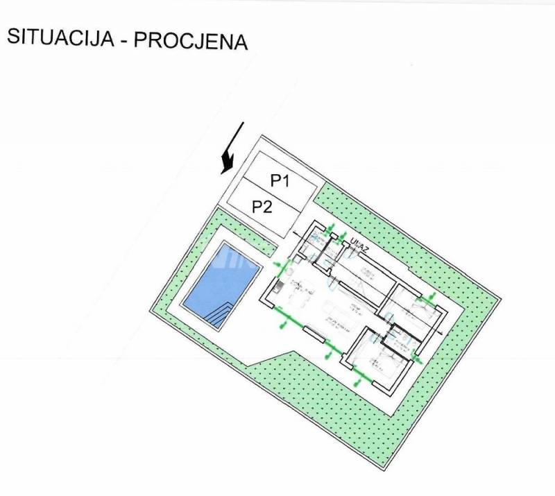 Building plot 400 m2 with conceptual design. - 6