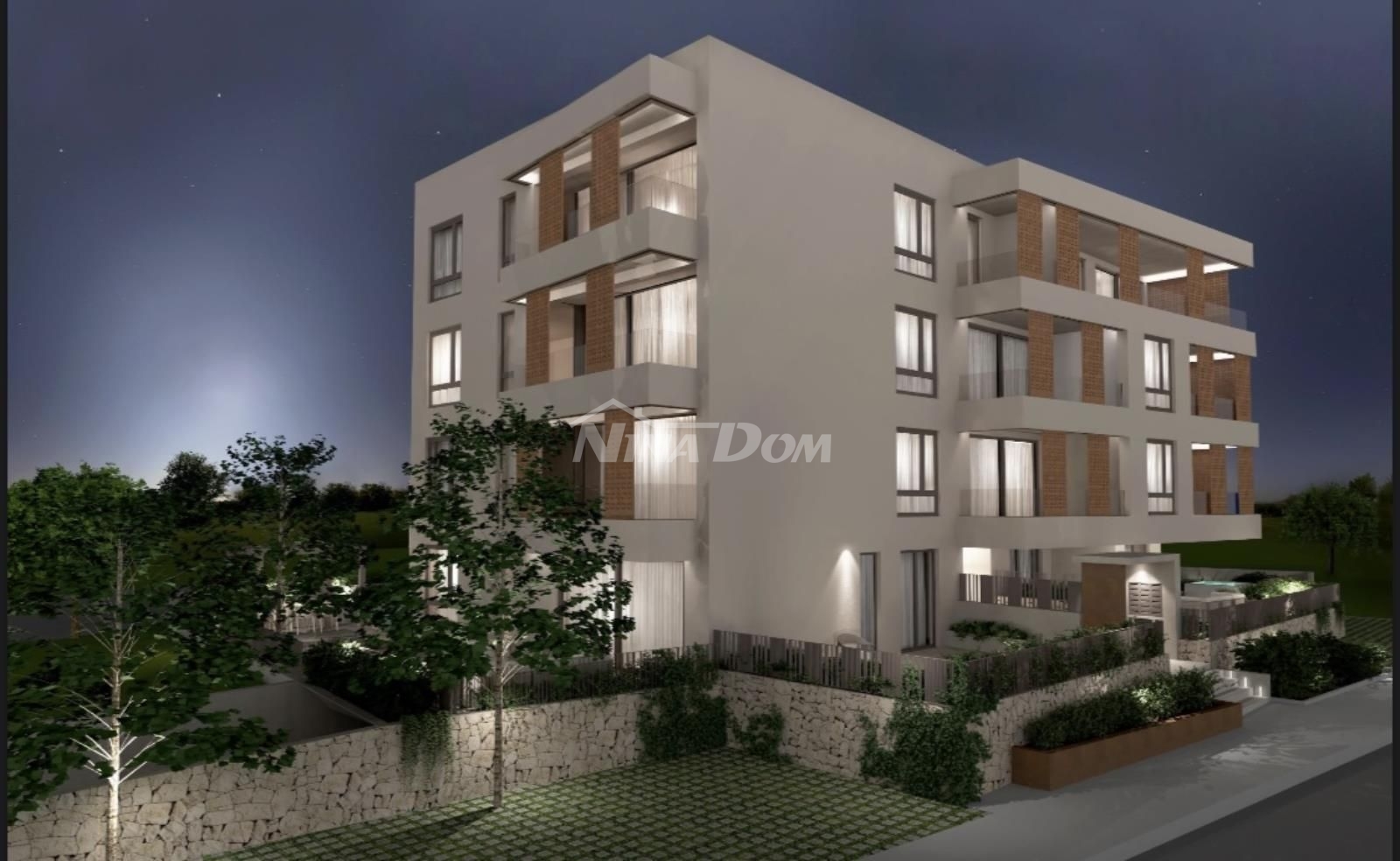 Luxusný jednoizbový apartmán vo Vitrenjaku v Zadare. NOVÁ KONŠTRUKCIA