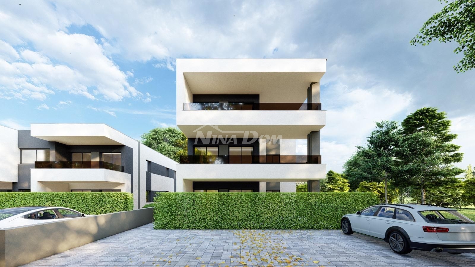Building land with a valid building permit for 3 apartments